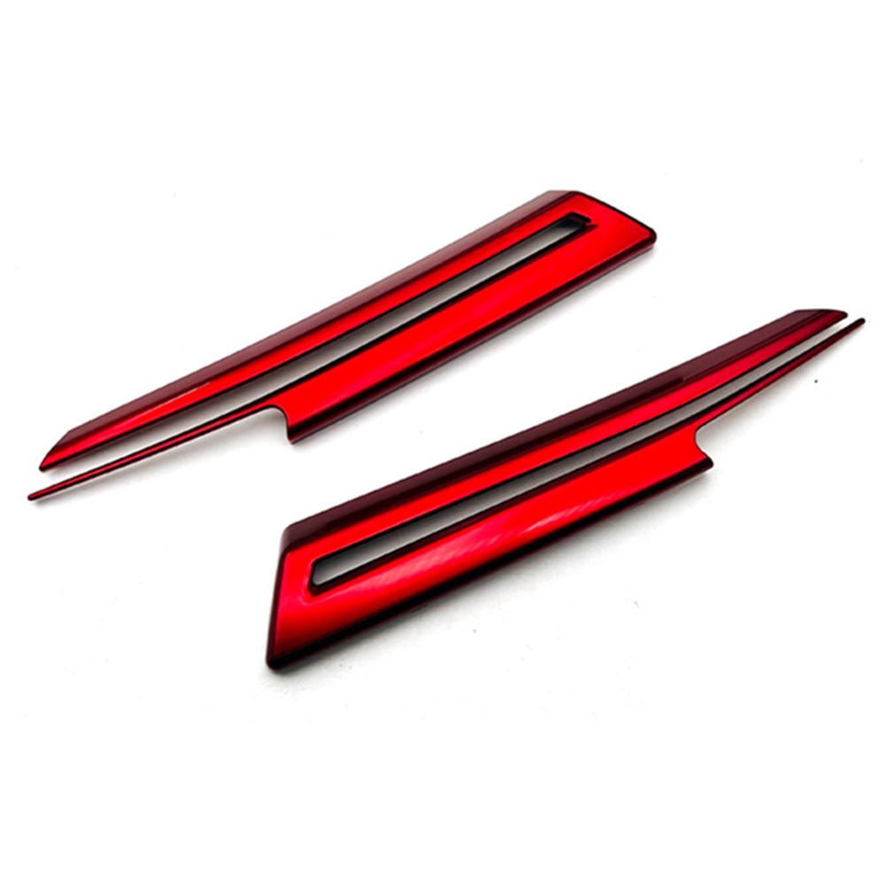 3-Piece Carbon Fiber Black Hood Grill Trim For 2023-2025 Toyota Grand Highlander – ABS Plastic, 3M Tape