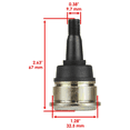 thumbnail image 1 of for Yamaha Raptor 660R YFM660R 2001-2005 Upper and Lower A-Arm Ball Joints 4 Pcs, 1 of 4