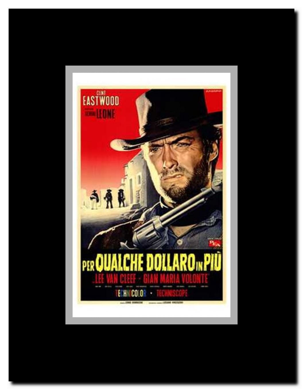 for a Few Dollars More Framed Movie Poster