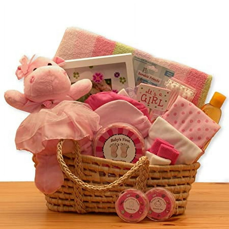 for a Precious New Baby Girl Gift Basket - Great Shower Gift Idea