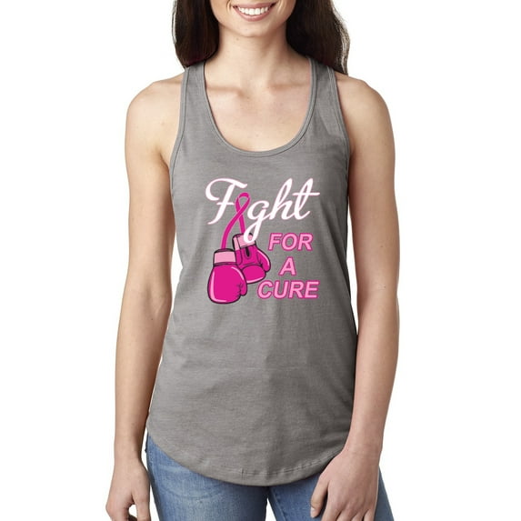 for a Support Awareness Ladies Racerback Tank Top, Heather Grey, Small