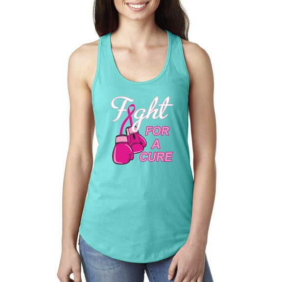 for a Support Awareness Ladies Racerback Tank Top, Tahiti Blue, X-Large