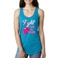 thumbnail image 1 of for a Support Awareness Ladies Racerback Tank Top, Turquoise, Small, 1 of 3