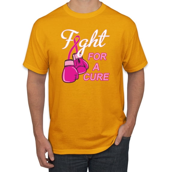 for a Support Awareness Men's Graphic T-Shirt, Gold, 5XL