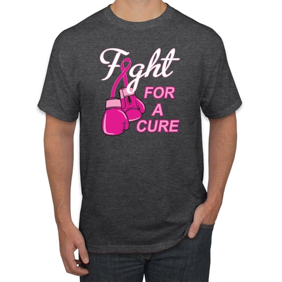for a Support Awareness Men's Graphic T-Shirt, Heather Black, Small