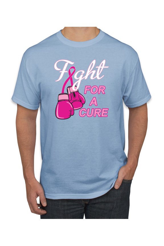 for a Support Awareness Men's Graphic T-Shirt, Light Blue, Small