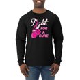 thumbnail image 1 of for a Support Awareness Mens Long Sleeve Shirt, Black, Small, 1 of 3