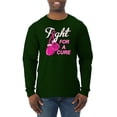 thumbnail image 1 of for a Support Awareness Mens Long Sleeve Shirt, Forest Green, Small, 1 of 3