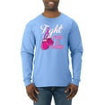 thumbnail image 1 of for a Support Awareness Mens Long Sleeve Shirt, Light Blue, 2XL, 1 of 3