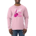 thumbnail image 1 of for a Support Awareness Mens Long Sleeve Shirt, Light Pink, Medium, 1 of 3