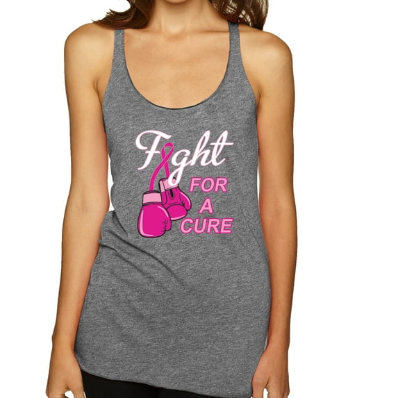 for a Support Awareness Tri-Blend Racerback Tank Top, Premium Heather, Medium