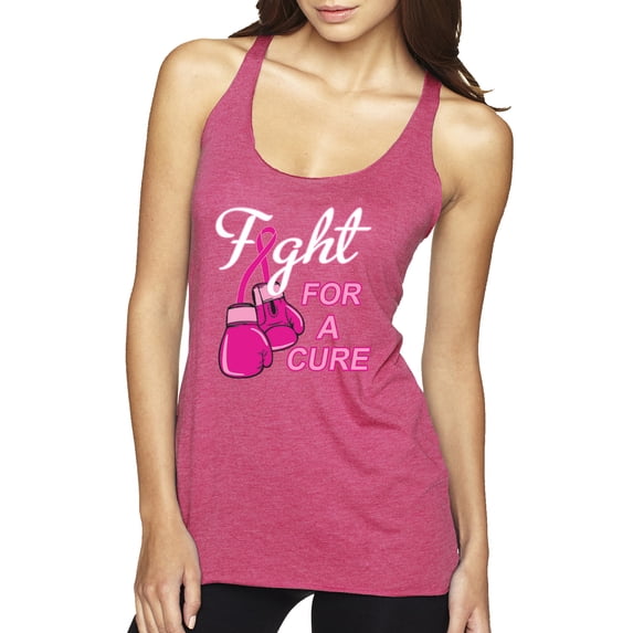 for a Support Awareness Tri-Blend Racerback Tank Top, Vintage Pink, X-Large