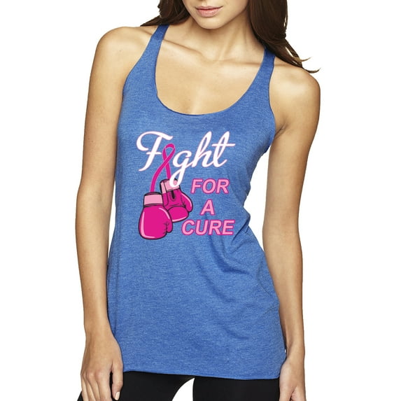 for a Support Awareness Tri-Blend Racerback Tank Top, Vintage Royal, Small