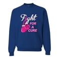 thumbnail image 1 of for a Support Awareness Unisex Crewneck Graphic Sweatshirt, Royal, Large, 1 of 3