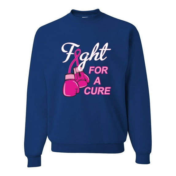 for a Support Awareness Unisex Crewneck Graphic Sweatshirt, Royal, Large