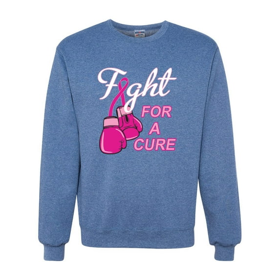 for a Support Awareness Unisex Crewneck Graphic Sweatshirt, Vintage Heather Blue, 3XL