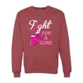 thumbnail image 1 of for a Support Awareness Unisex Crewneck Graphic Sweatshirt, Vintage Heather Red, 2XL, 1 of 3