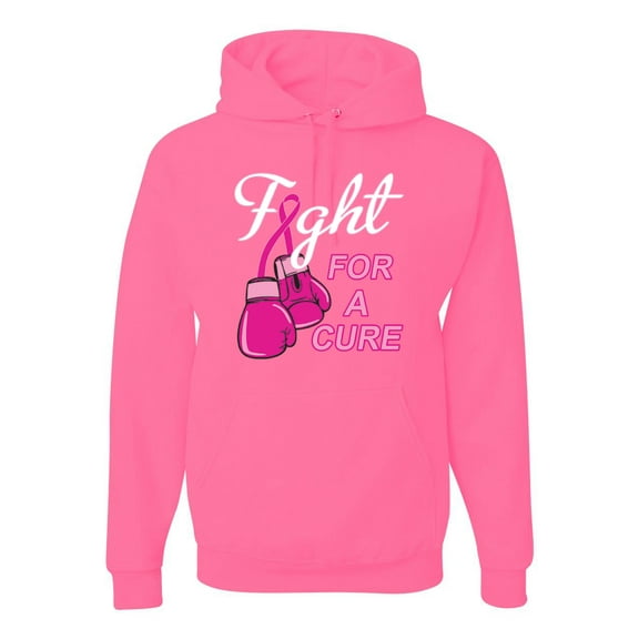 for a Support Awareness Unisex Graphic Hoodie Sweatshirt, Neon Pink, 3XL
