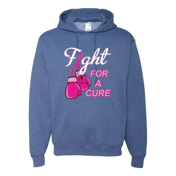 for a Support Awareness Unisex Graphic Hoodie Sweatshirt, Vintage Heather Blue, Medium
