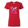 thumbnail image 1 of for a Support Awareness Womens Graphic T-Shirt, Red, 2XL, 1 of 3