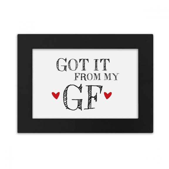 for bf got it from my gf Friend desktop photo frame ornaments picture art painting