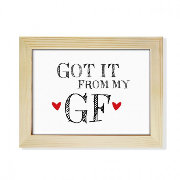 for bf got it from my gf Friend desktop photo frame picture art decoration painting 6x8 inch