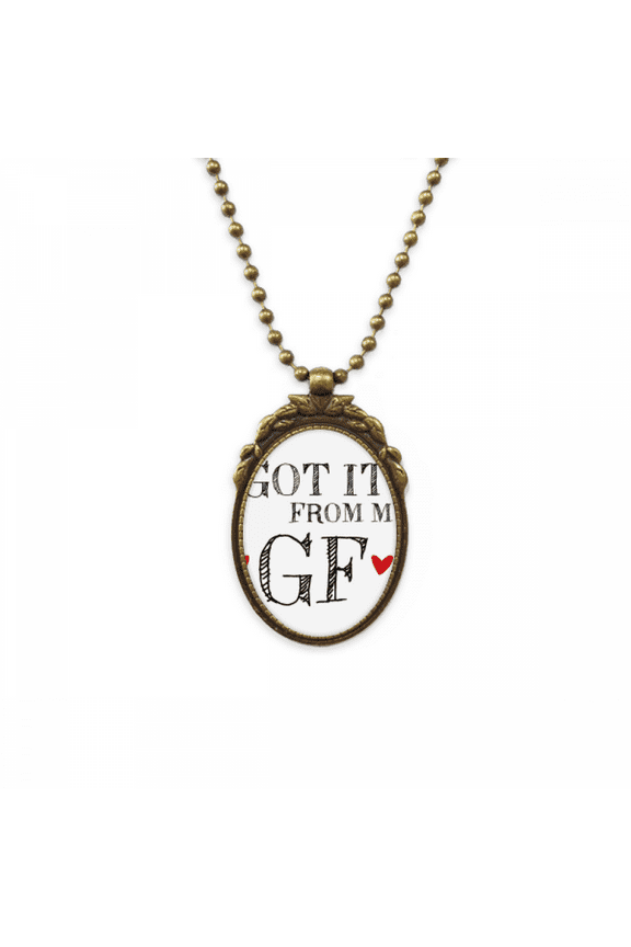 for bf got it from my gf friend antique necklace vintage bead pendant keychain