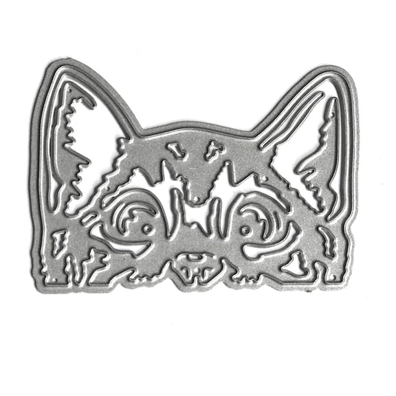 Cats for Head Metal Cutting Dies Stencil Scrapbooking DIY Album Stamp Paper Card Mold Embossing Decoration Craft