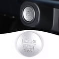 thumbnail image 1 of for ford Maverick 2022-23 Car Engine Start Stop Button Sticker Cover Trim Chrome, 1 of 8