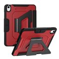 thumbnail image 1 of for iPad 12th/11th/10th Generation 2025/2024/2022 Case, Multi-Angle Fold Magnetic Stand, Detachable Cover with Sleep Wake, Black and Red, 1 of 7