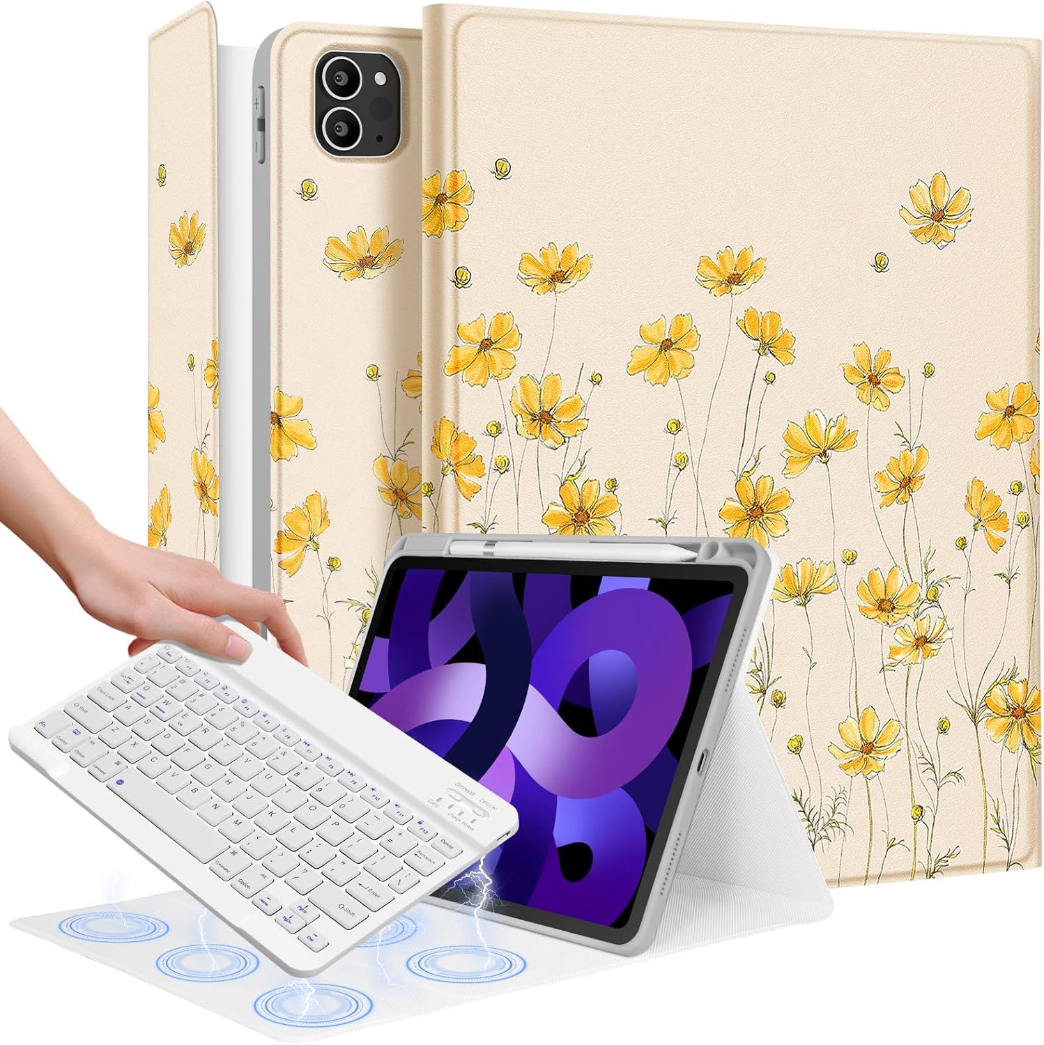 for iPad Air 11 inch Case 2024 Air 5th/4th Generation 10.9, Pro 11