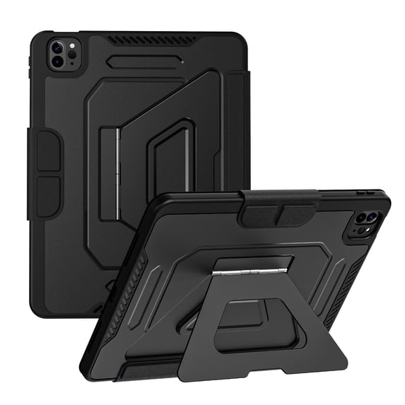 for iPad Pro 11 inch Case 2022/2021/2020/2018(4th/3rd/2nd/1st Generation), Multi-Angle Fold Magnetic Stand, DDetachable Cover with Sleep Wake, Black