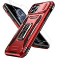 thumbnail image 1 of for iPhone 11 Pro Case with Screen Protector,Sliding Camera Cover,Military-Grade Cover with Magnetic Stand Phone Case 5.8" Red, 1 of 13