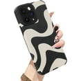 thumbnail image 1 of for iPhone 11 Pro Max Case, Cute Pattern Wave iPhone 11 Pro Max Case, Screen Protector Camera Protection Lens Shockproof Phone Case for Girls Women, 1 of 12
