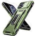 thumbnail image 1 of for iPhone 11 Pro Max Case with Screen Protector,Sliding Camera Cover,-Grade Cover with  Stand Phone Case 6.5" Olive Green, 1 of 12