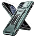 thumbnail image 1 of for iPhone 11 Pro Max Case with Screen Protector,Sliding Camera Cover,-Grade Cover with  Stand Phone Case 6.5" Pale Green, 1 of 12