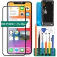 thumbnail image 1 of for iPhone 11 Pro Max Screen Replacement A2218 3D Touch LCD Screen Replacement A2161 LCD Display A2220 Touch Digitizer Assembly Repair Parts Kits, 1 of 6