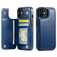 thumbnail image 1 of for iPhone 11 Wallet Case with Card Holder, PU Faux Leather Kickstand Card Slots Case, Double Magnetic Clasp and Durable Shockproof Cover, 1 of 8