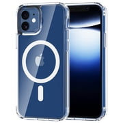 for iPhone 12 12 Pro Case Clear,Thiken Shockproof Protective Phone Bumper for Apple iPhone 12/12Pro 6.1 inch - Clear