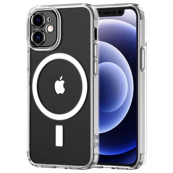 for iPhone 12 Case Clear, Shockproof Protective Phone Bumper for Apple iPhone 12 6.1 inch - Clear