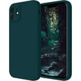 thumbnail image 1 of for iPhone 12 Case, Silicone Upgraded [Camera Protecion] Phone Case with Soft Anti-Scratch Microfiber Lining, 6.1 inch, Teal, 1 of 11