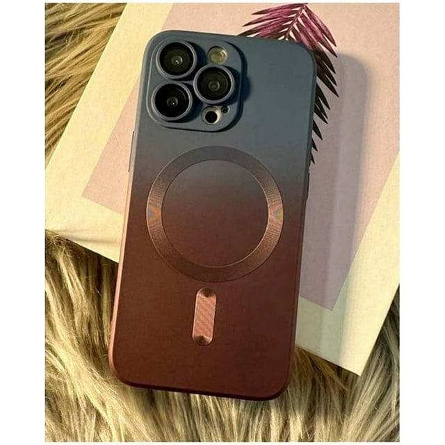 for iPhone 12 Pro Max Case Gradient Color Slim Silicone Soft