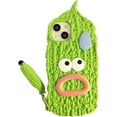 thumbnail image 1 of for iPhone 13 Case, 3D Soft Silicon Funny and Silly Weird Bitter Gourd Stupid Face Phone Cases, Ugly Phone Case Swap Challenge Gifts with Friends, 1 of 11