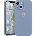 thumbnail image 1 of for iPhone 13 Case Cute Slim Shockproof Phone Case with Wireless Charging Support and Protection, Blue Grey, 1 of 7