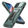 thumbnail image 1 of for iPhone 13 Mini Case with Screen Protector,Sliding Camera Cover,-Grade Cover with  Stand Phone Case 5.4" Pale Green, 1 of 13
