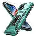 thumbnail image 1 of for iPhone 13 Mini Case with Screen Protector,Sliding Camera Cover,-Grade Cover with  Stand Phone Case 5.4" Turquoise, 1 of 13