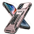thumbnail image 1 of for iPhone 13 Mini Case with Screen Protector,Sliding Camera Cover,Military-Grade Cover with Magnetic Stand Phone Case 5.4" Rose Gold, 1 of 7