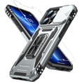 thumbnail image 1 of for iPhone 13 Pro Case with Screen Protector,Sliding Camera Cover,-Grade Cover with  Stand Phone Case 6.1" Grey, 1 of 6