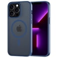 thumbnail image 1 of for iPhone 13 Pro Max Case Compatible with MagSafe, Translucent Matte Shockproof Phone Case Cover - Blue, 1 of 7