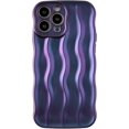 thumbnail image 1 of for iPhone 13 Pro Max Case,Water Ripple Pattern Curly Wave Frame Soft Compatible with iPhone Case (Purple,iPhone 13 Pro Max), 1 of 13